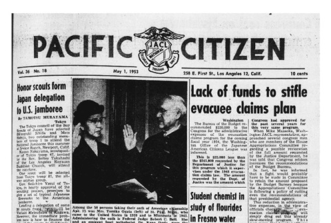 The Pacific Citizen, Vol. 36 No. 18 (May 1, 1953) (ddr-pc-25-18)