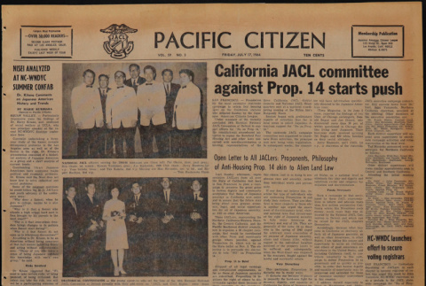 Pacific Citizen, Vol. 59, Vol. 3 (July 17, 1964) (ddr-pc-36-29)