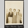 Chiyo, Martha, and Symio (ddr-densho-287-263)
