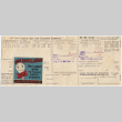Receipt for Pacific Gas and Electric bill (ddr-densho-422-436)