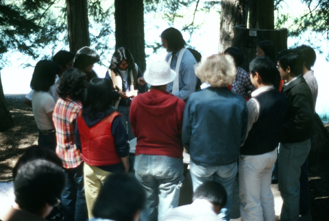 Campers taking communion on the last day (ddr-densho-336-1179)