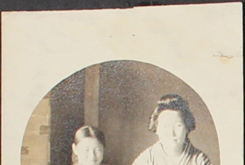 A woman and girl dressed in kimono (ddr-densho-278-48)