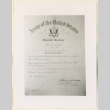 Masato Komoto's honorable discharge (ddr-densho-37-1373)