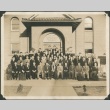 Group photo in front of Tacoma Hongwanji Buddhist Church (ddr-densho-321-831)