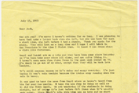 Letter from Martha Suzuki to Jack (ddr-densho-422-97)