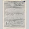 Enlisted record and report of honorable discharge for Joe Fujimoto (ddr-densho-37-1820)
