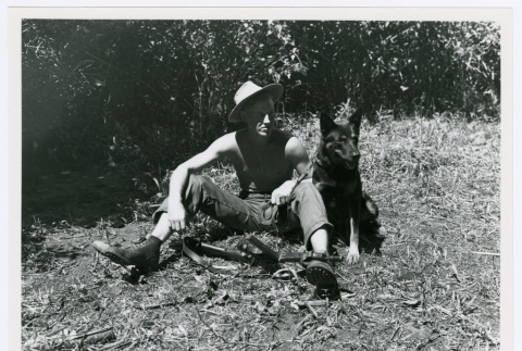 Walter Gessler and Duke (ddr-densho-1007-271)