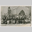 Priests, nuns, men, women and children outside church (ddr-densho-330-277)