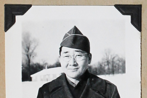 Man in military uniform (ddr-densho-404-372)
