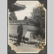 A man at a Japanese temple (ddr-densho-432-80)