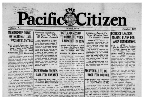 The Pacific Citizen, Vol. XI No. 130 (March 1939) (ddr-pc-11-2)