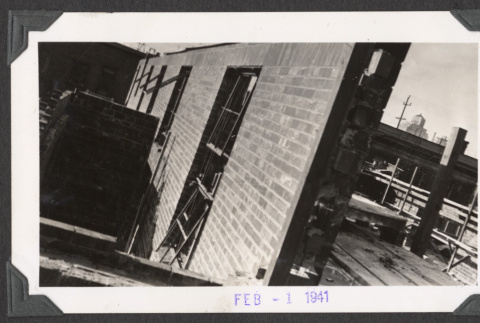 Brick wall at the temple construction site (ddr-sbbt-4-88)