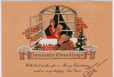 Christmas card from Pete (ddr-densho-329-905)