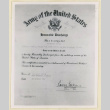 Honorable discharge for Yoshinobu Suzuki (ddr-densho-37-1894)