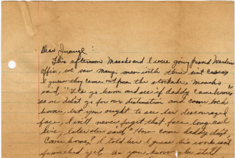 Letter from Lili Inouye to Tatsuo Inouye (ddr-densho-394-8)