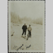 Two men skiing (ddr-densho-321-1251)