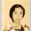 Woman wearing leis (ddr-njpa-4-2442)