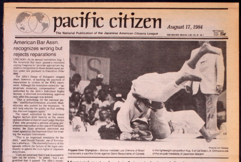 Pacific Citizen, Vol. 99, No. 7 (August 17, 1984) (ddr-pc-56-32)