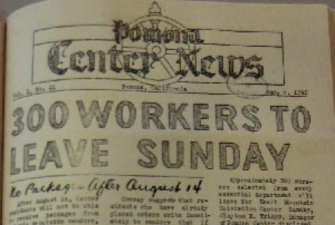 Pomona Center News Vol. I No. 21 (August 5, 1942) (ddr-densho-193-21)