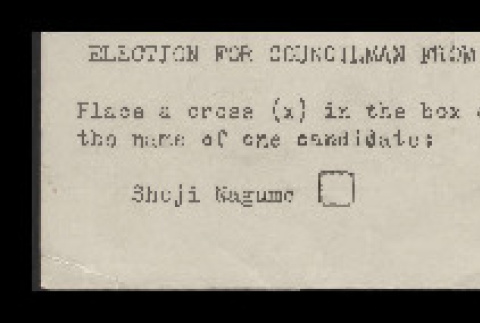 Election for councilman from Block 12 (ddr-csujad-55-895)