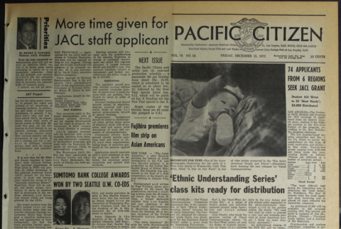 Pacific Citizen, Vol. 75, No. 24 (December 15, 1972) (ddr-pc-44-49)
