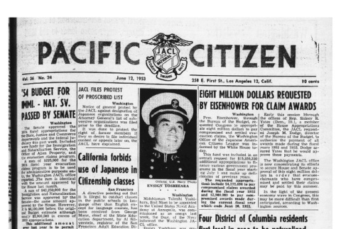The Pacific Citizen, Vol. 36 No. 24 (June 12, 1953) (ddr-pc-25-24)