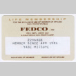 FEDCO Membership Card (ddr-ohs-1-4)