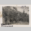 Ten soldiers sitting on hillside (ddr-densho-466-246)