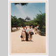 Mitsuye Yabe and Friends Outside Matsuyama Castle (ddr-ohs-1-208)
