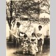 Hiroshi Saito, his wife and daughters at West Potomac Park (ddr-njpa-4-2540)
