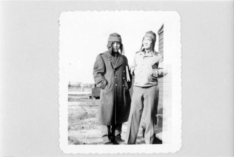 Pair of soldiers in winter gear (ddr-densho-1007-476)