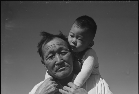 Grandfather and grandson (ddr-densho-151-51)