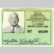Fujitaro Kubota's U.S. Citizen Identification Card (ddr-densho-354-6)