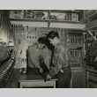 Two students in woodworking class (ddr-densho-159-76)