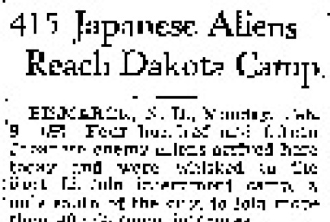 415 Japanese Aliens Reach Dakota Camp (February 9, 1942) (ddr-densho-56-612)