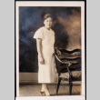 Portrait of Sadako Kase, standing (ddr-densho-493-165)