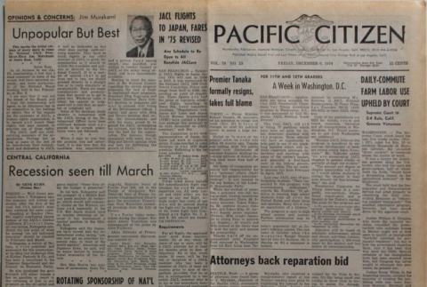 Pacific Citizen, Vol. 79, No. 23 (December 6, 1974) (ddr-pc-46-48)