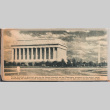 Newspaper clipping on the Lincoln Memorial and the Washington Monument in Washington, D.C. (ddr-csujad-49-237)