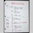 Sound sync notes (ddr-densho-1007-1079)