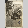 Man standing next to cannon (ddr-densho-326-431)