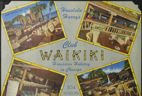 Postcard for Club Waikiki (ddr-densho-300-607)