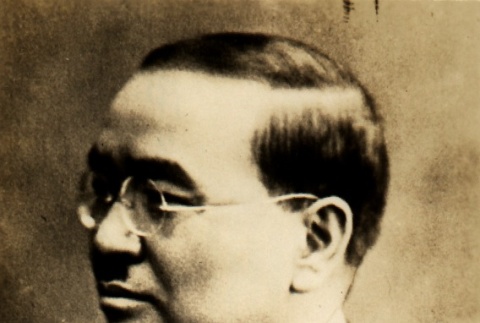 Portrait of Yodaburo Meguro, a microbiologist (ddr-njpa-4-921)
