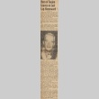 Newspaper clipping regarding Major General William F. Dean (ddr-njpa-1-201)