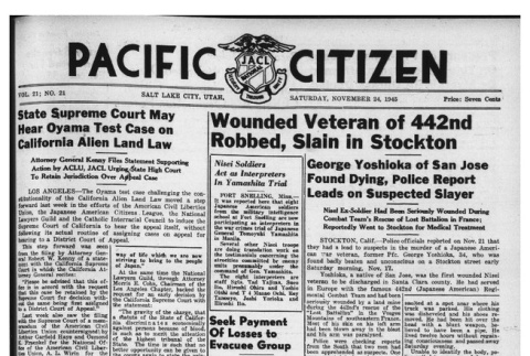 The Pacific Citizen, Vol. 21 No. 21 (November 24, 1945) (ddr-pc-17-47)