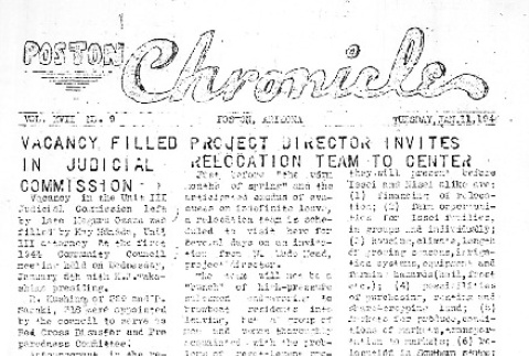 Poston Chronicle Vol. XVII No. 9 (January 11, 1944) (ddr-densho-145-456)
