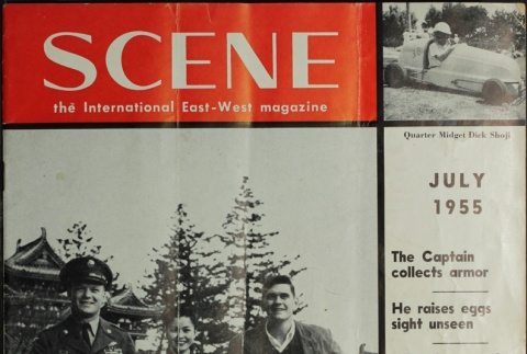 Scene the International East-West Magazine Vol. 6 No. 7 (July 1955) (ddr-densho-266-76)