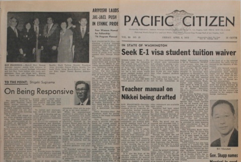 Pacific Citizen, Vol. 80, No. 13 (April 4, 1975) (ddr-pc-47-13)