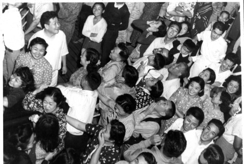 Crowd of Japanese Americans (ddr-csujad-25-105)