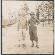 Two men in military fatigues (ddr-densho-523-142)