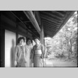 Tomoye (Nozawa) Takahashi (left), Martha (Nozawa) Tsuchida Suzuki (center) with unidentified woman (ddr-densho-426-2282)